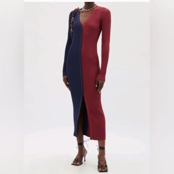 spree dress burgundy Still Got It Mesh Maxi Dress Dark Burgundy main image 0